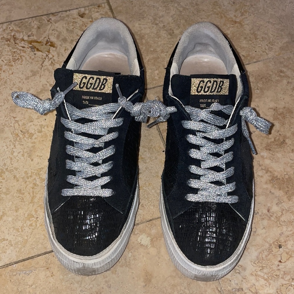 GGDB Golden Goose exclusive black python size EU 37 or 7US
